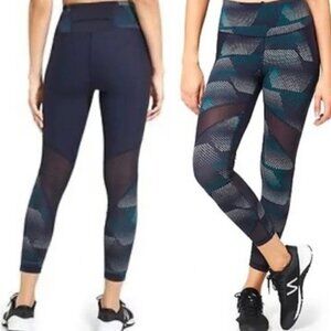 🦋 ATHLETA Navy Blue Leggings Size XS